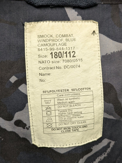 British Army OPFOR Blue DPM Camo Windproof Combat Smock Jacket - 180/112