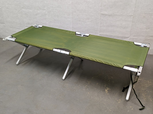 British Army Folding Aluminium Cot Camp Bed