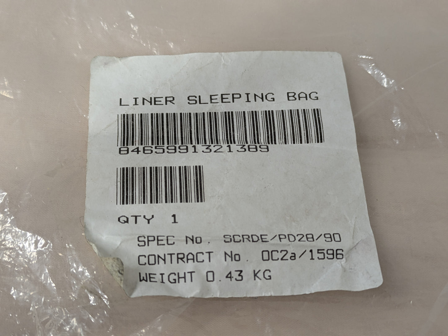 Desert Tan Granby Sleeping Bag C95 Liner