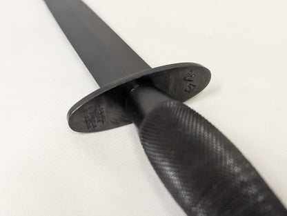 John Nowill & Sons Fairbairn Sykes Black Commando Knife 2nd Pattern with Leg Sheath