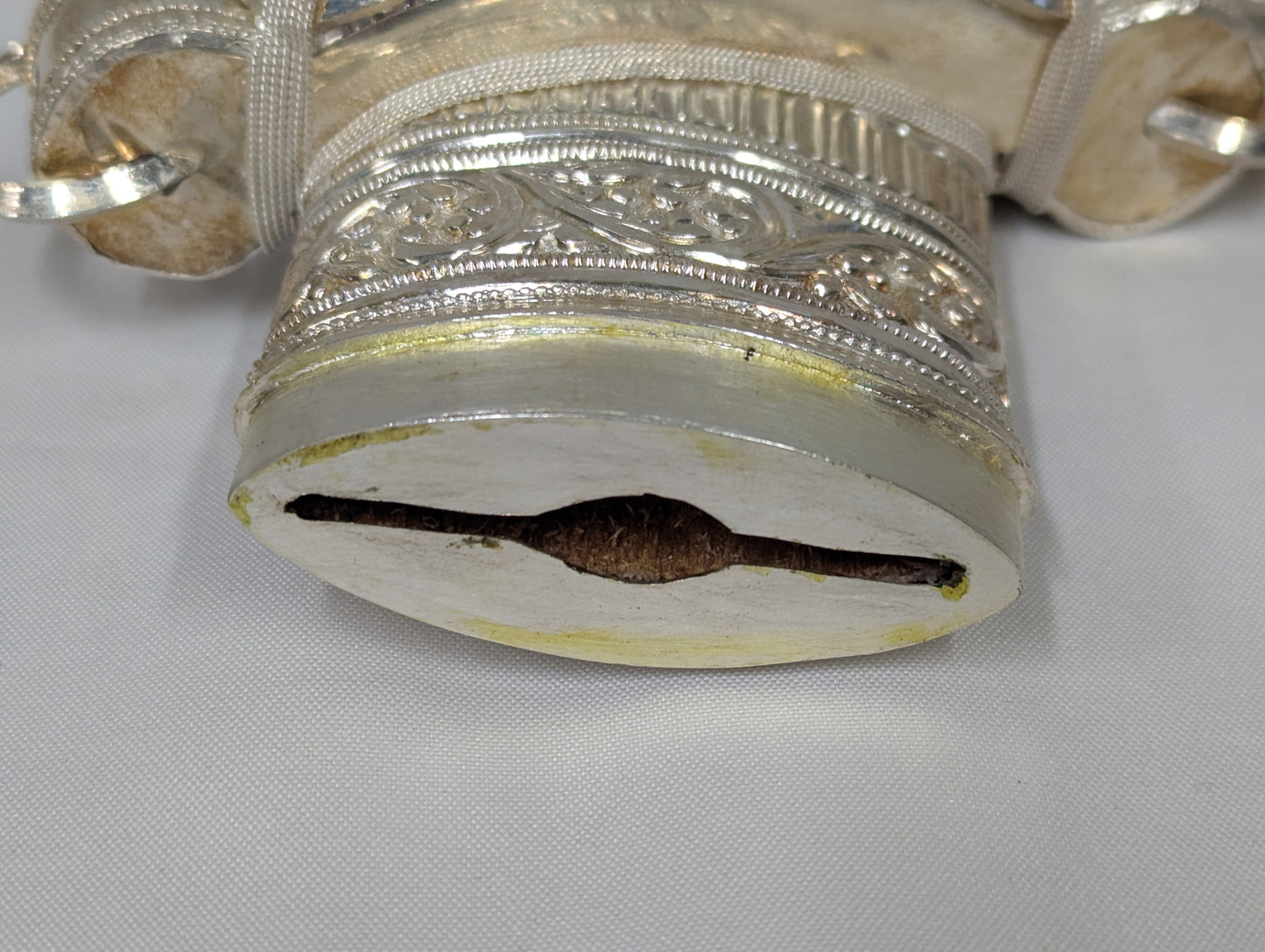 Oman Arabic Silver Khanjer Dagger with Scabbard Vintage