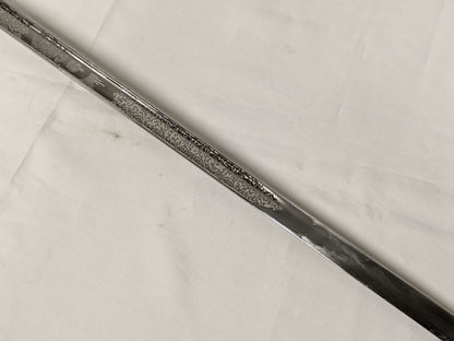 British 1897 Pattern Royal Engineers Officers Sword -  R Groves 96