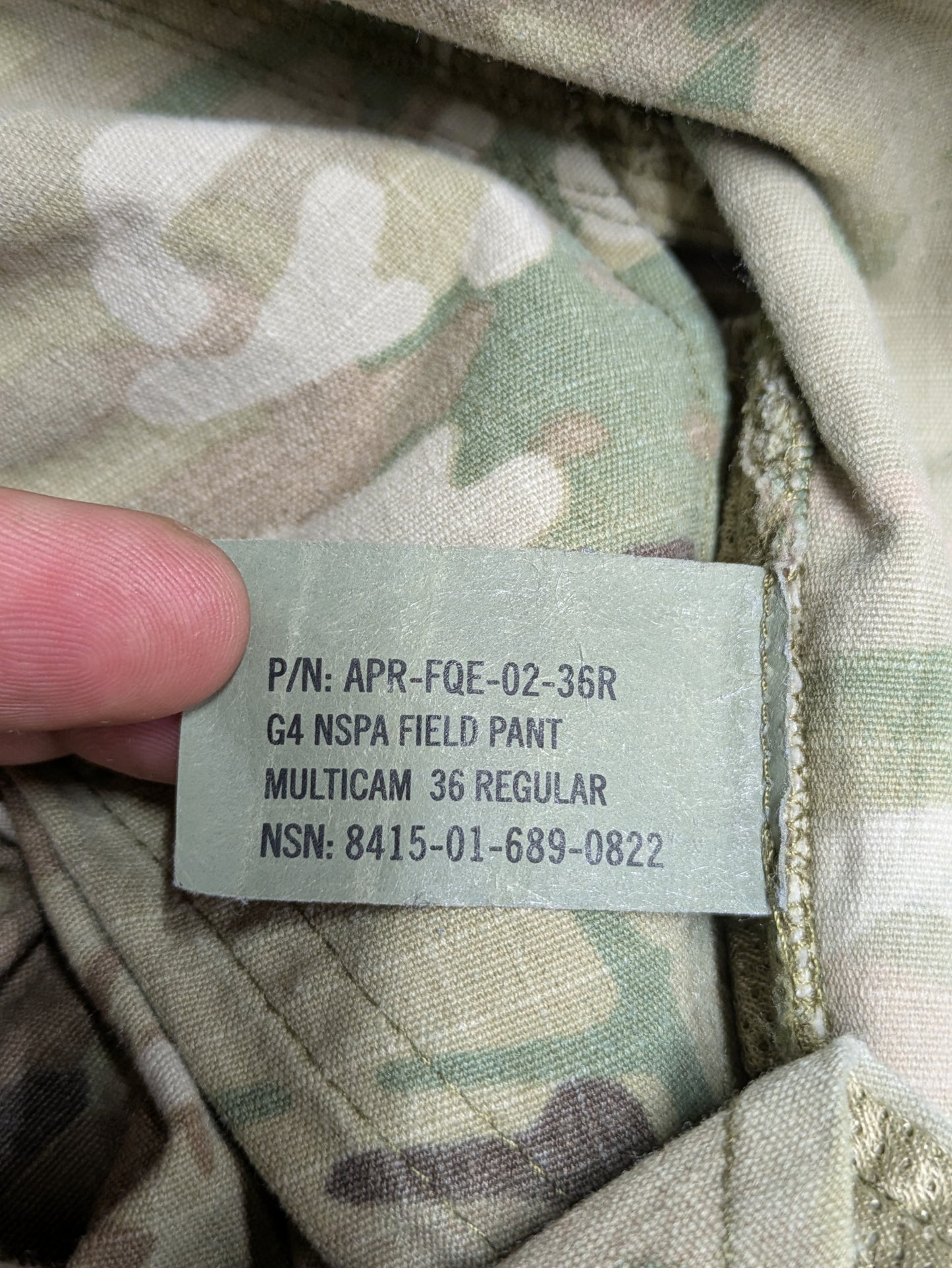 Crye Precision Multicam NSPA G4 Field Trousers - 36 Regular 36R