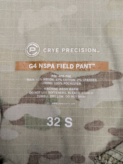 Crye Precision Multicam NSPA G4 Field Trousers - 32 Short 32S