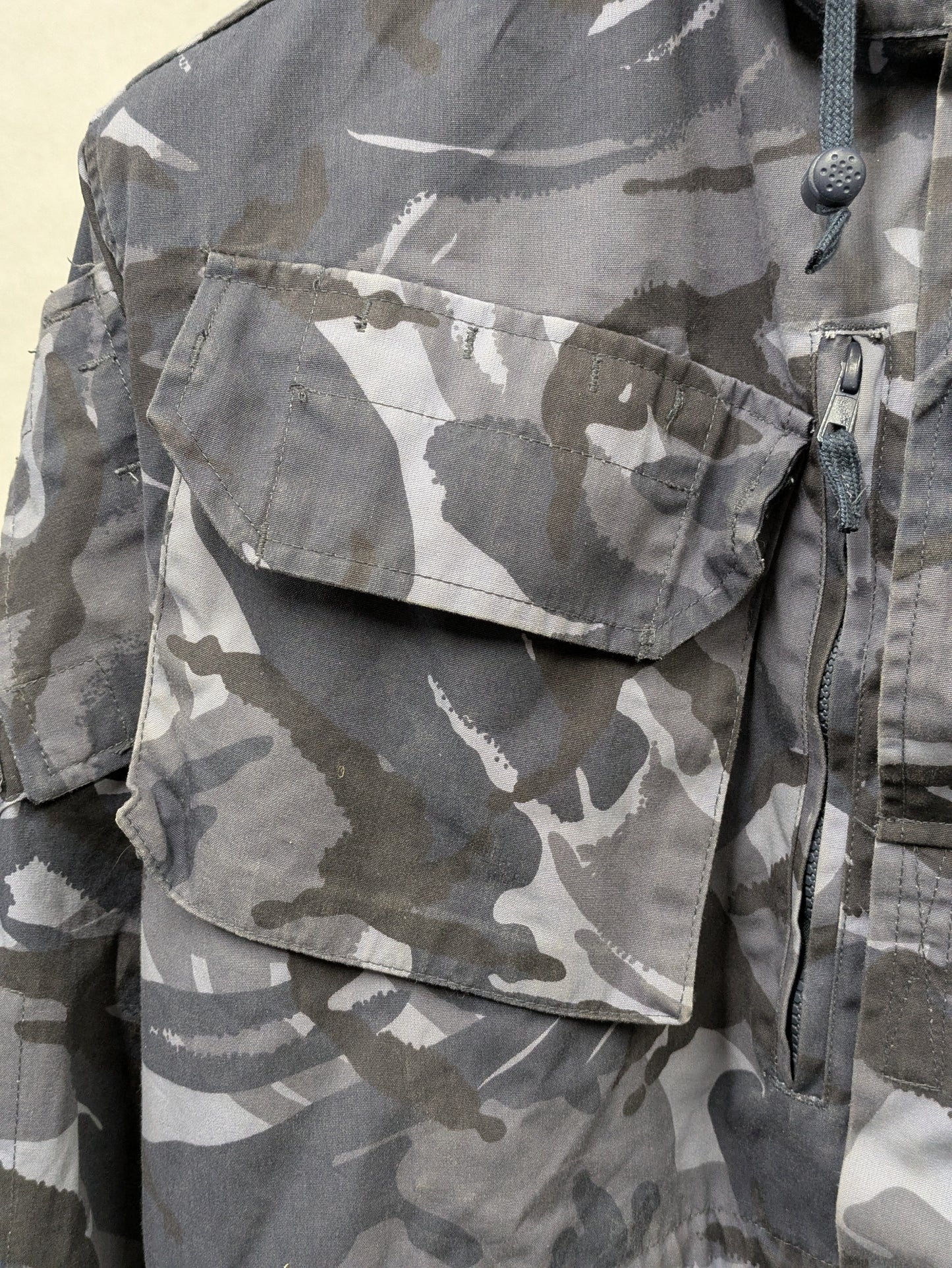 British Army OPFOR Blue DPM Camo Windproof Combat Smock Jacket - 170/88