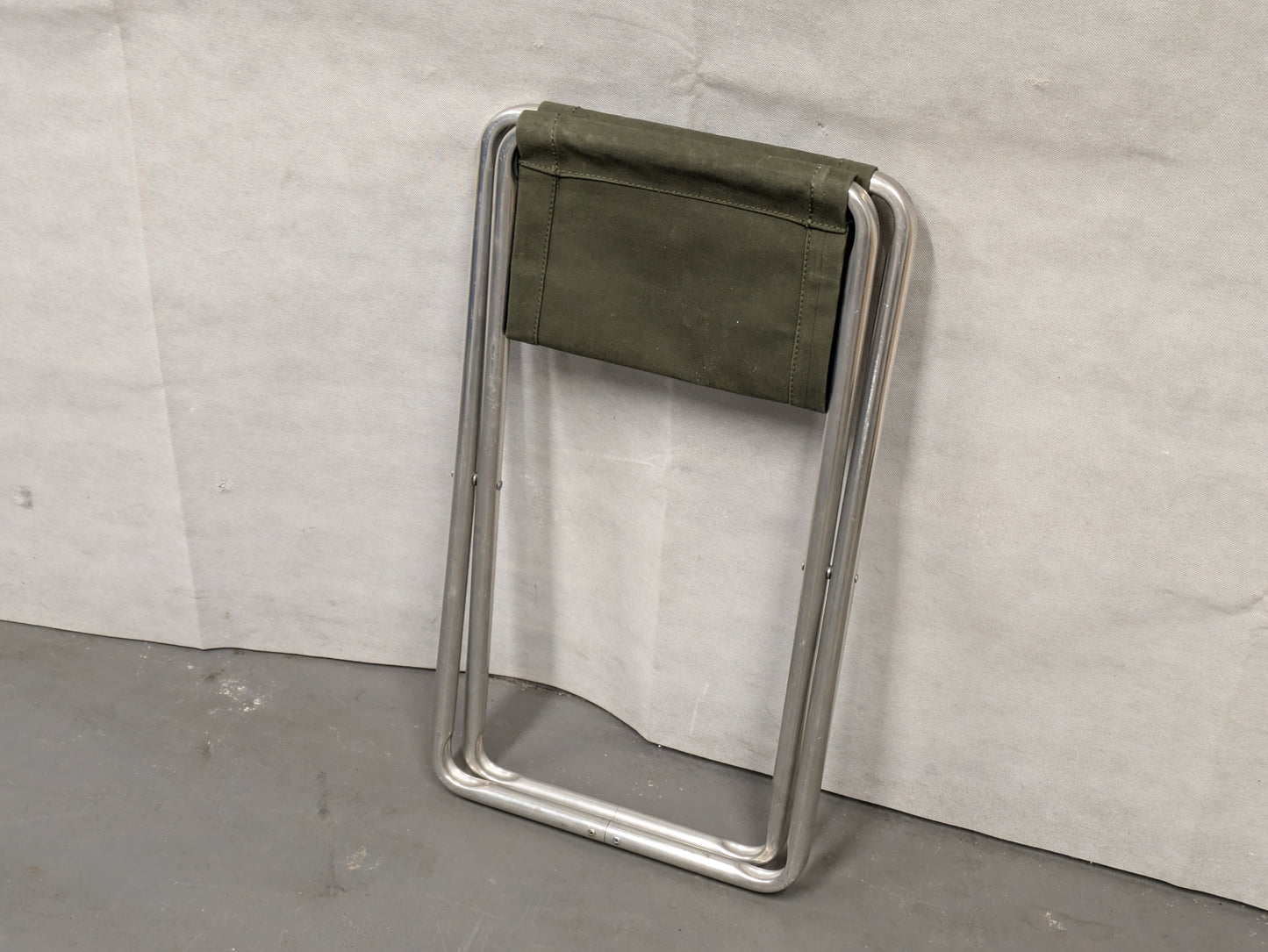 British Army Folding Canvas Stool