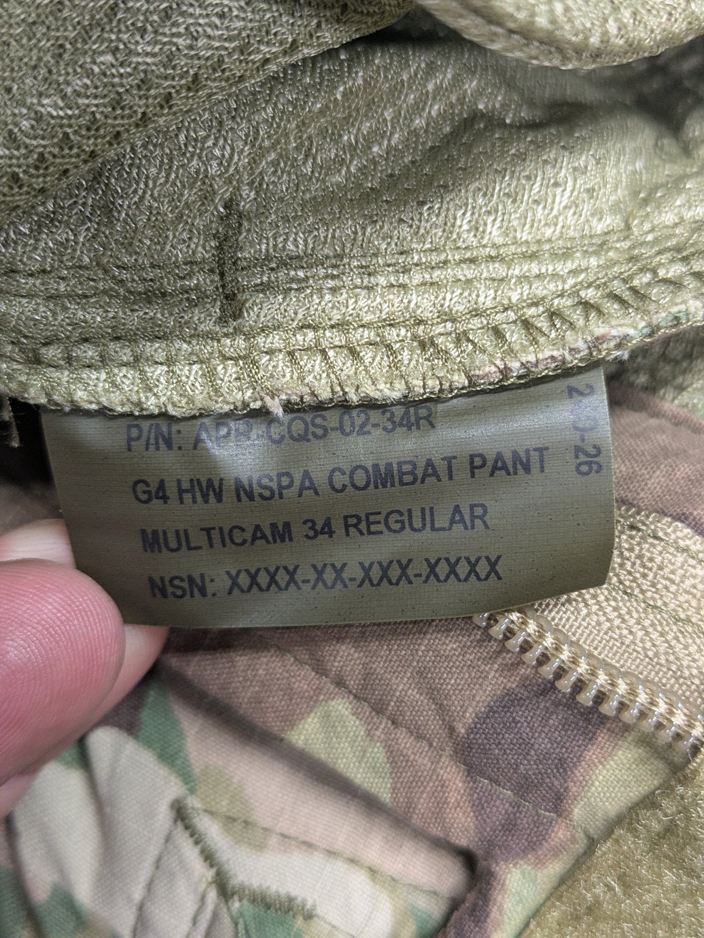 Crye Precision Multicam NSPA G4 Hot Weather Combat Trousers - 34 Regular 34R