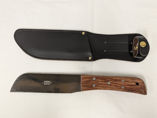 MOD Wooden Handle Riggers Knife with Sheath