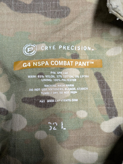 Crye Precision Multicam NSPA G4 Combat Trousers - 32 Long 32L