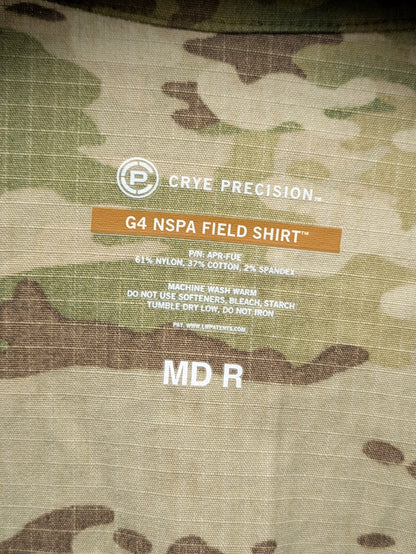 Crye Precision Multicam NSPA G4 Field Shirt - Medium Regular MD R