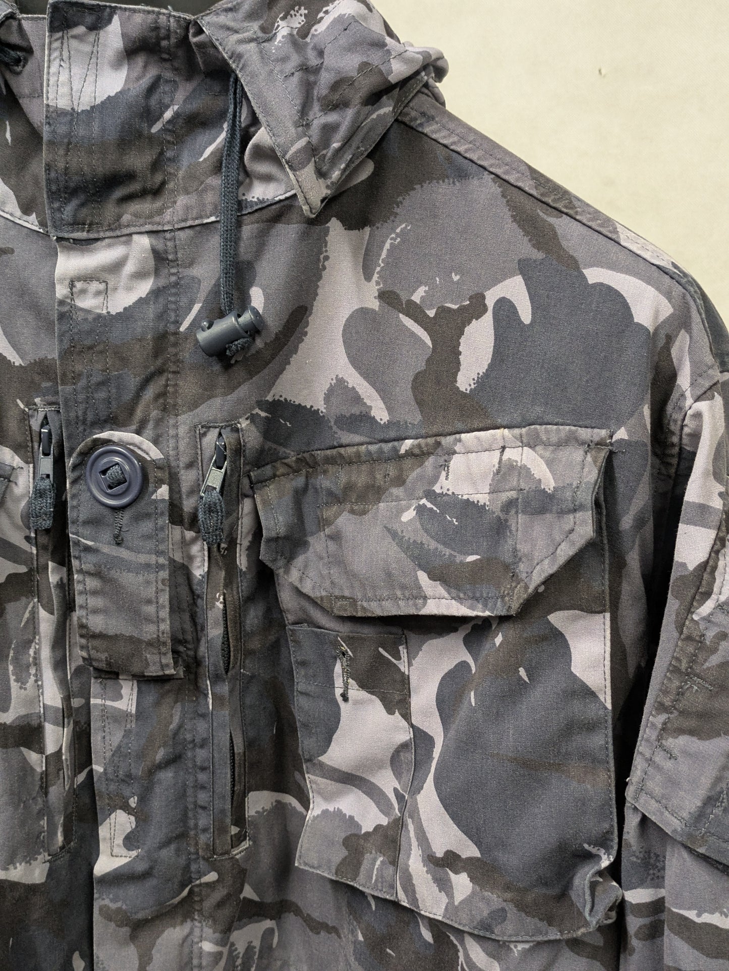 British Army OPFOR Blue DPM Camo Windproof Combat Smock Jacket - 180/112
