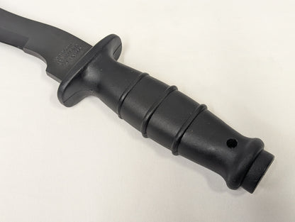 John Nowill & Sons Black Carbon Steel Jungle Knife Machete with Sheath