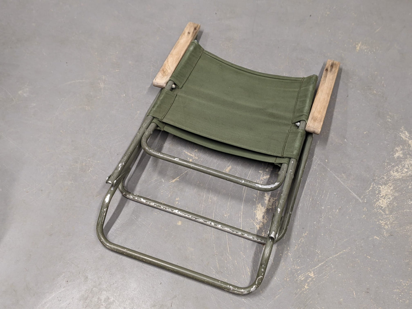 British Army Folding Aluminium Land Rover Canvas Chair