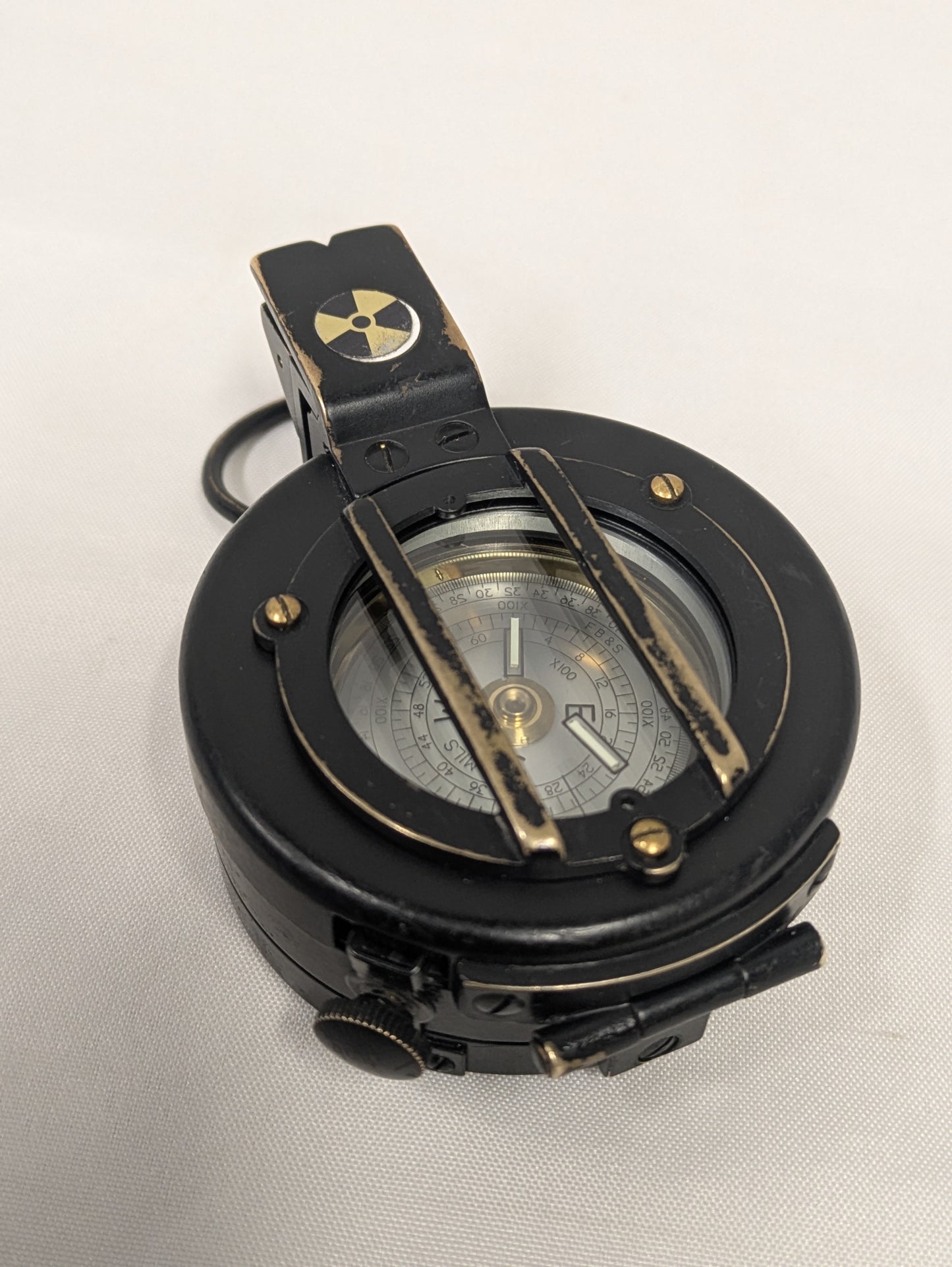 Francis Barker M-73 Prismatic Marching Compass (Mils)