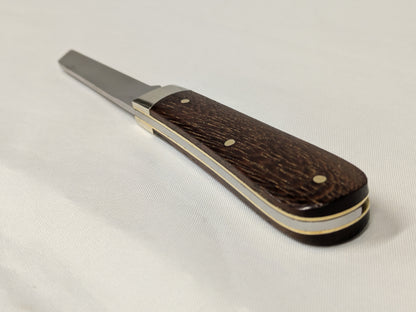Arthur Wright & Sons Lambfoot Rosewood Handle Folding Pocket Knife
