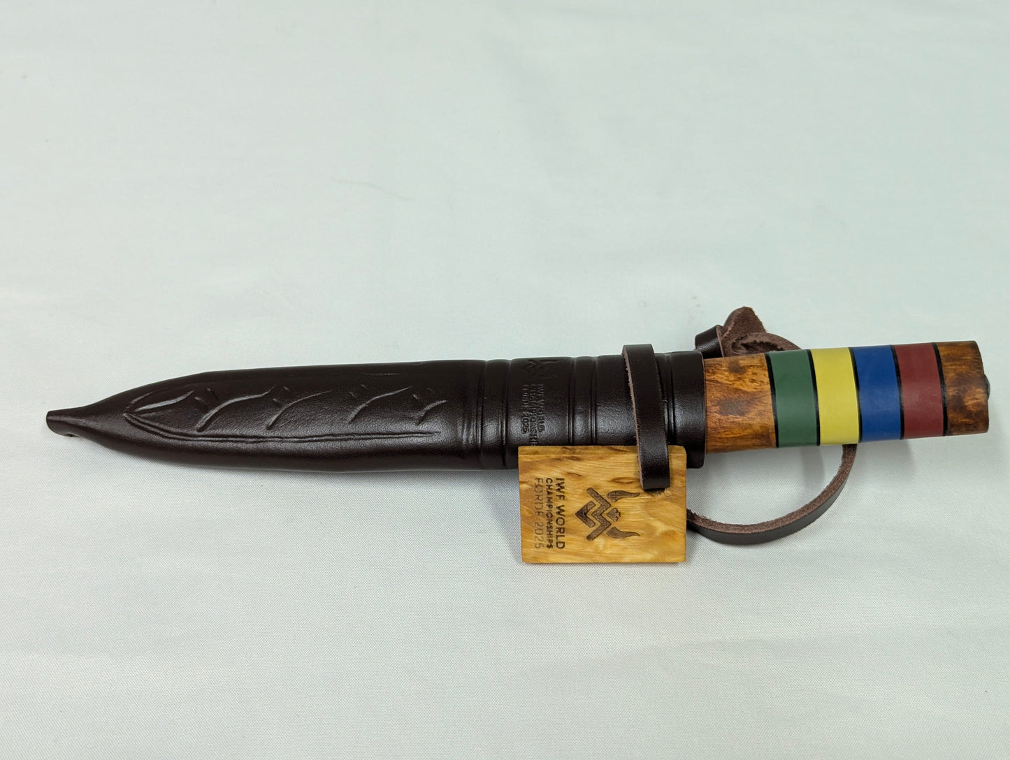 Helle Viking WWC 2025 Fixed Blade Special Edition Knife with Leather Sheath