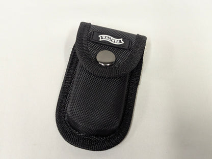 Walther CFK Chisel Frame Folding Lock Combo Blade Utility Knife with Pouch