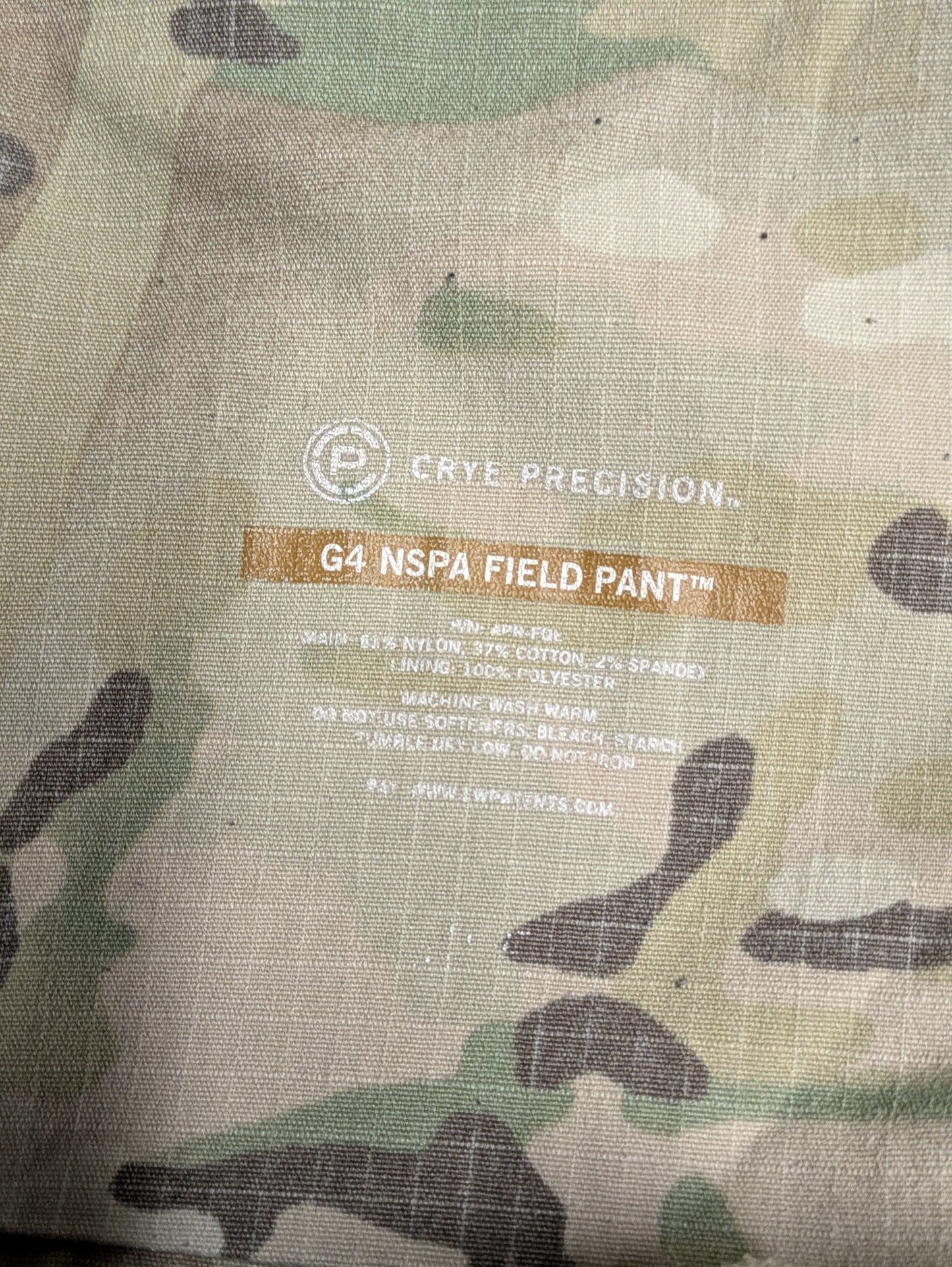 Crye Precision Multicam NSPA G4 Field Trousers - 32 Regular 32R