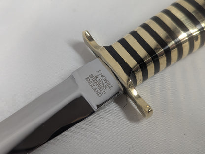 John Nowill & Sons Fairbairn Sykes Wasp Pattern Commando Knife with Sheath