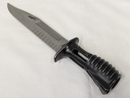 British Army L3A1 Bayonet for SA80 Rifle with Black Plastic Bayonet Frog and MTP PLCE Scabbard