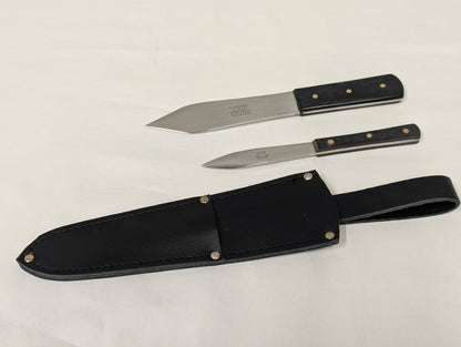 John Nowill & Sons Throwing Knife Set with Sheath Made in Sheffield England