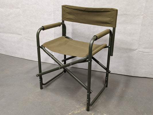 British Army Folding Canvas Recreational Directors Field Chair