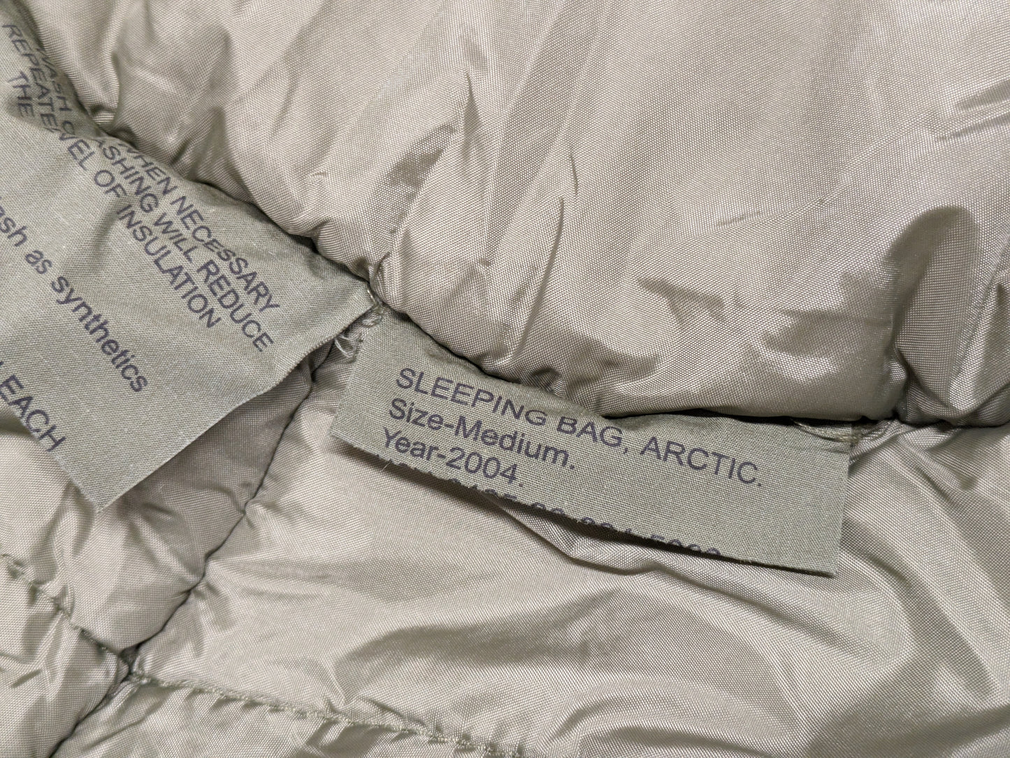 Arctic Extreme Cold Weather Sleeping Bag - Dated 2004