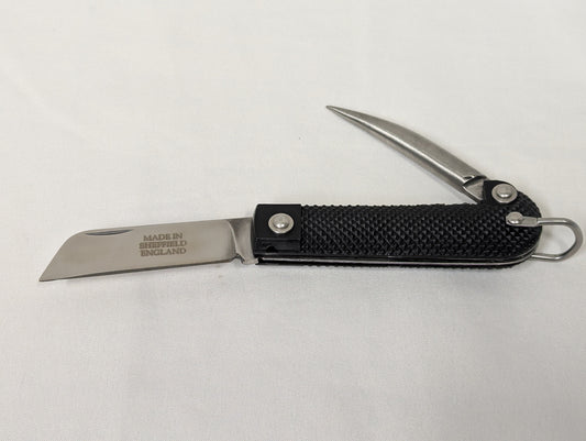 British Army Two Piece Black Handle Jack Knife