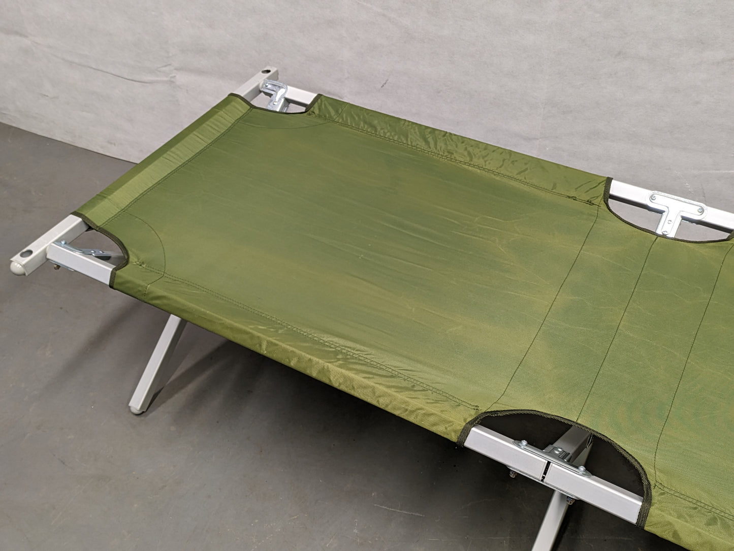 British Army Folding Aluminium Cot Camp Bed