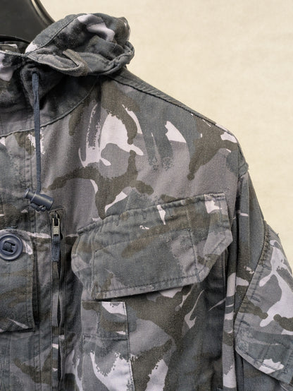 British Army OPFOR Blue DPM Camo Windproof Combat Smock Jacket - 190/120