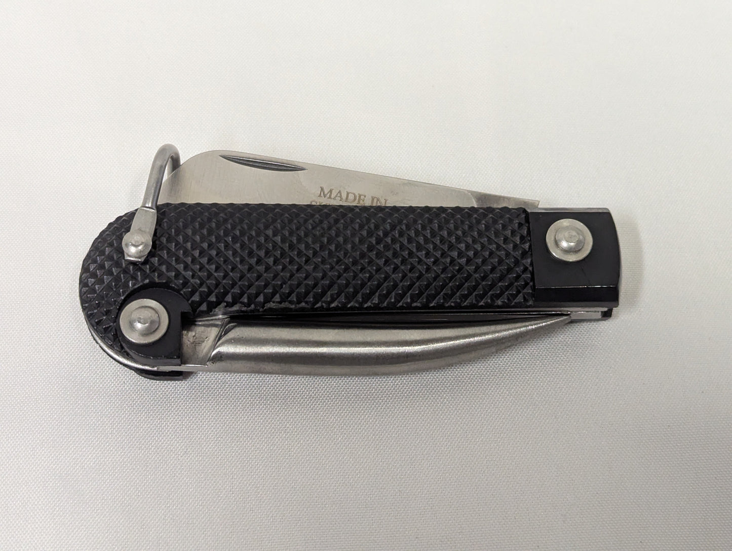British Army Two Piece Black Handle Jack Knife