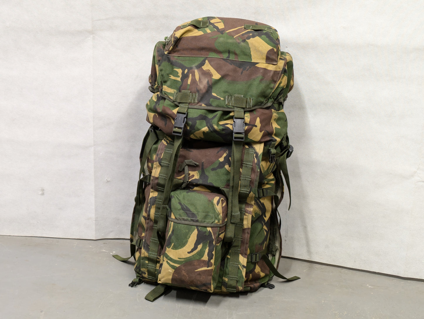 British Army DPM Camo Long Back 100L Bergen Rucksack