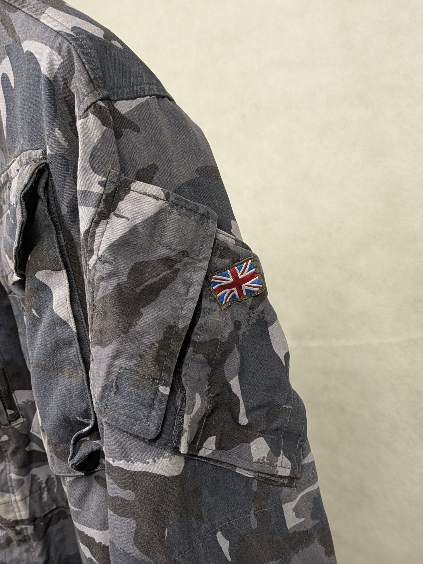 British Army OPFOR Blue DPM Camo Windproof Combat Smock Jacket - 180/112