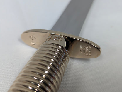 John Nowill & Sons Fairbairn Sykes Gold Plated Handle 3rd Pattern Commando Knife with Gift Box