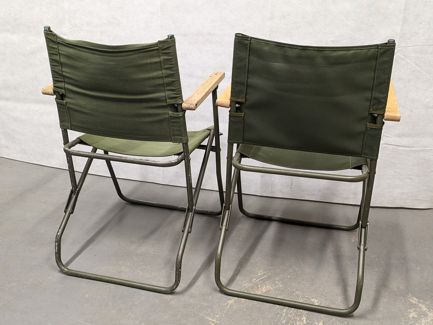 British Army Folding Aluminium Land Rover Canvas Chair