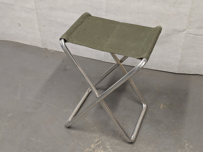 British Army Folding Canvas Stool