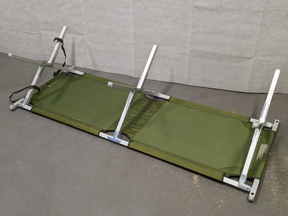 British Army Folding Aluminium Cot Camp Bed