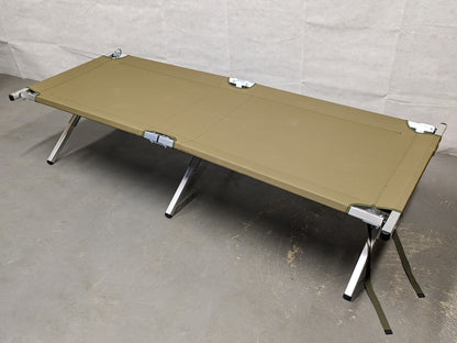 British Army XL Folding Aluminium Cot Camp Bed