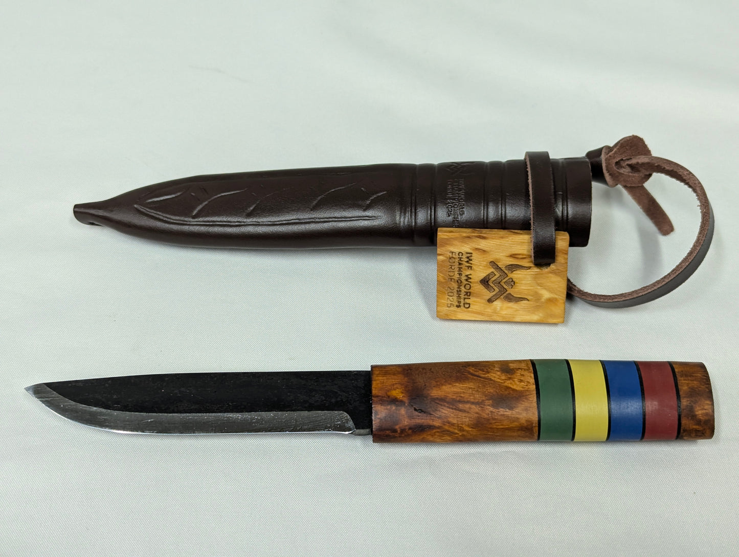 Helle Viking WWC 2025 Fixed Blade Special Edition Knife with Leather Sheath