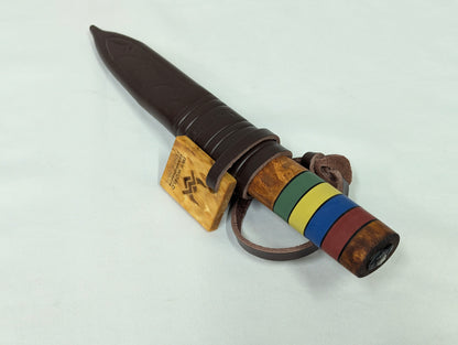 Helle Viking WWC 2025 Fixed Blade Special Edition Knife with Leather Sheath