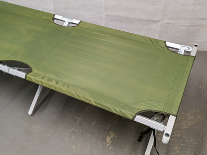 British Army Folding Aluminium Cot Camp Bed