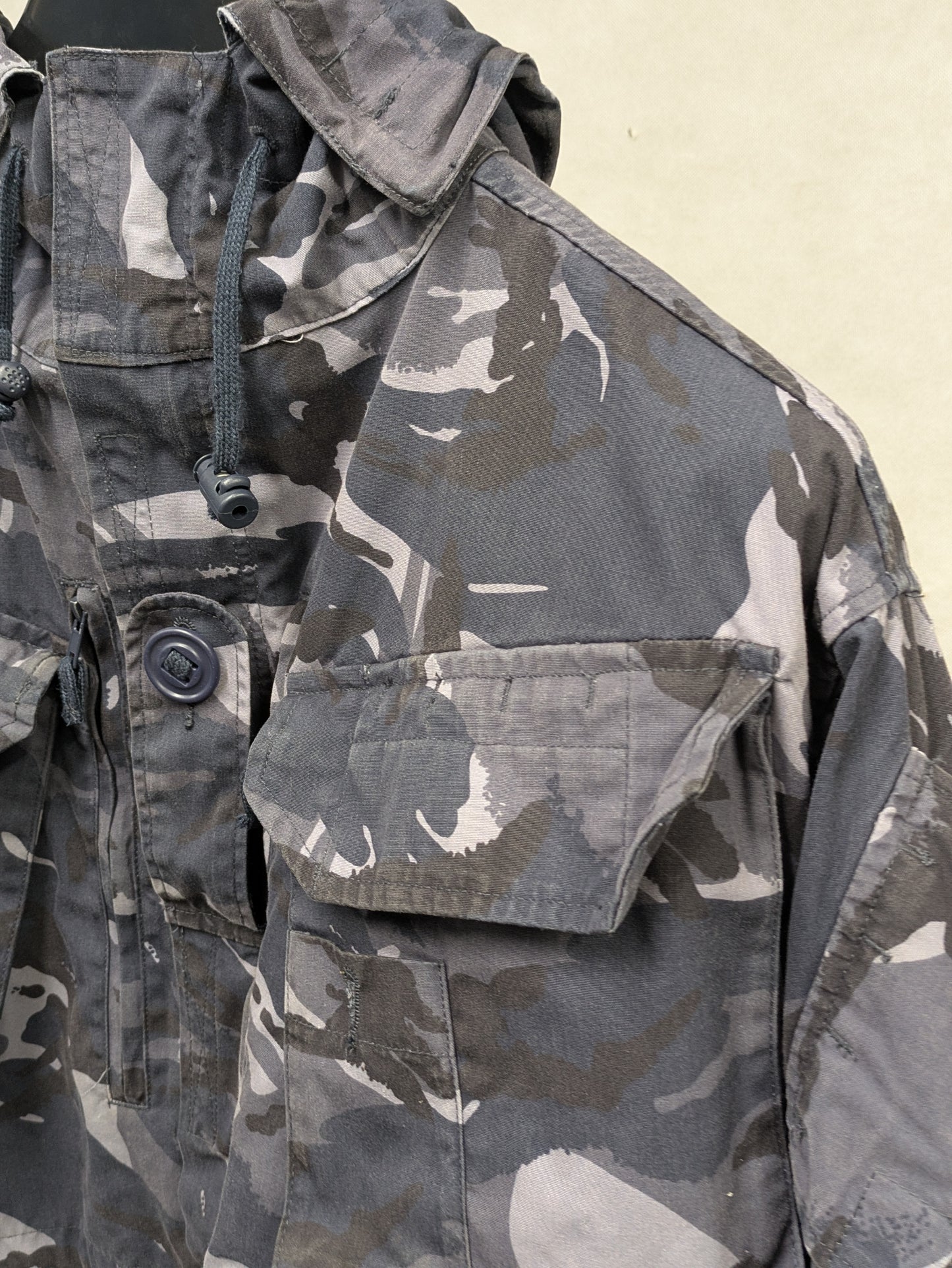 British Army OPFOR Blue DPM Camo Windproof Combat Smock Jacket - 180/112