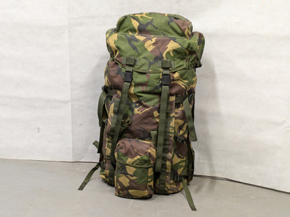 British Army Vintage DPM Camo Long Back 100L Bergen Rucksack