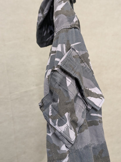 British Army OPFOR Blue DPM Camo Windproof Combat Smock Jacket - 190/120