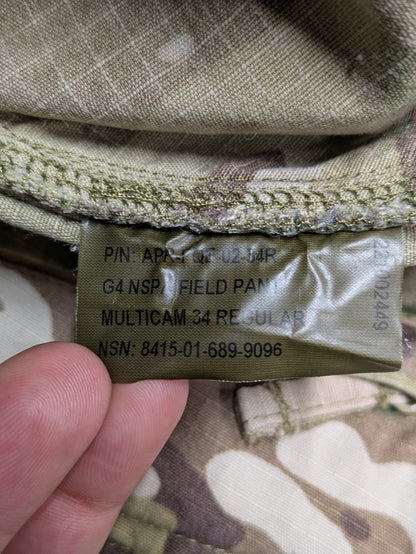 Crye Precision Multicam NSPA G4 Field Trousers - 34 Regular 34R