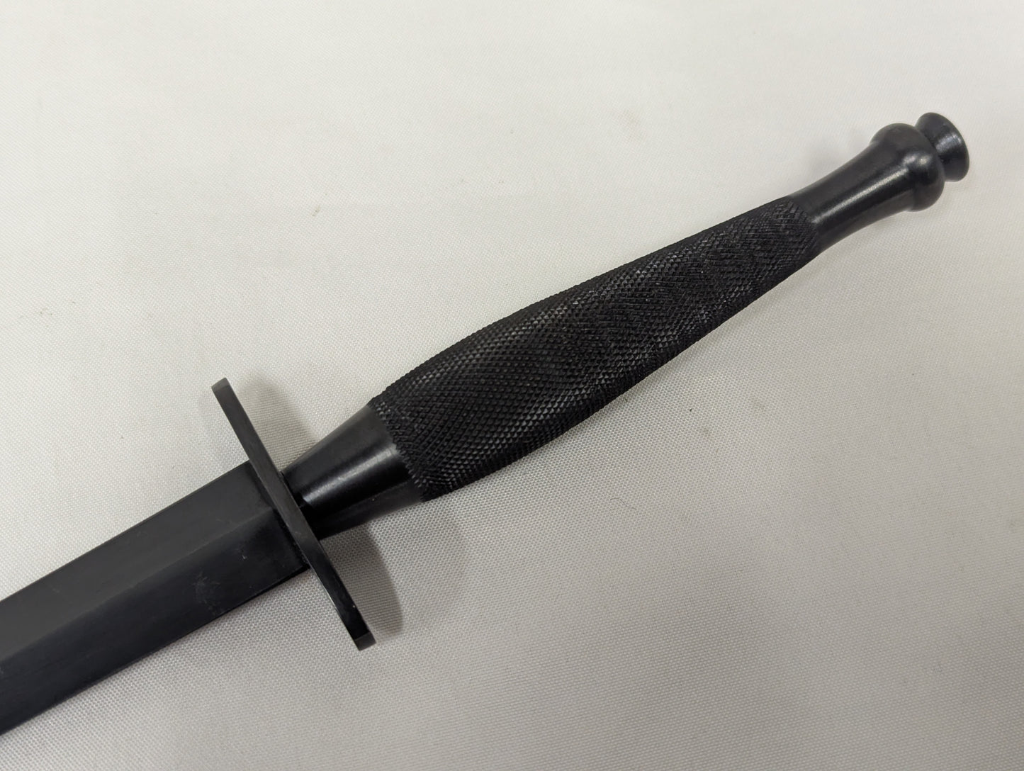 John Nowill & Sons Fairbairn Sykes Black Commando Knife 2nd Pattern with Leg Sheath