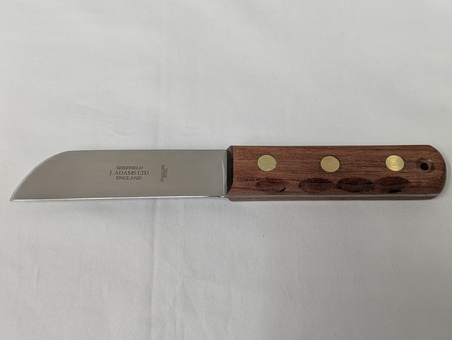 2 Piece Yachtsmans Set Wooden Handle Knife with Marline Spike and Sheath