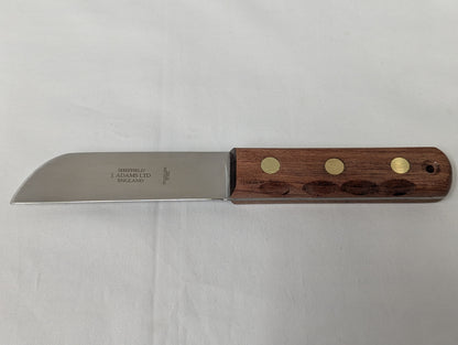 2 Piece Yachtsmans Set Wooden Handle Knife with Marline Spike and Sheath