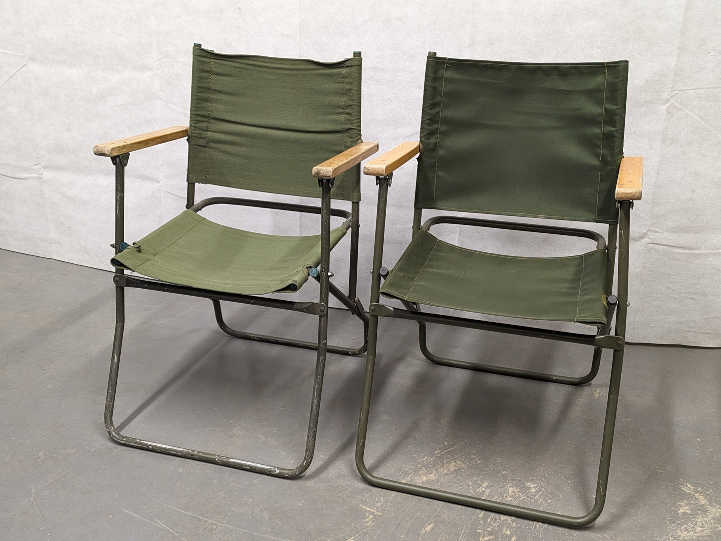 British Army Folding Aluminium Land Rover Canvas Chair