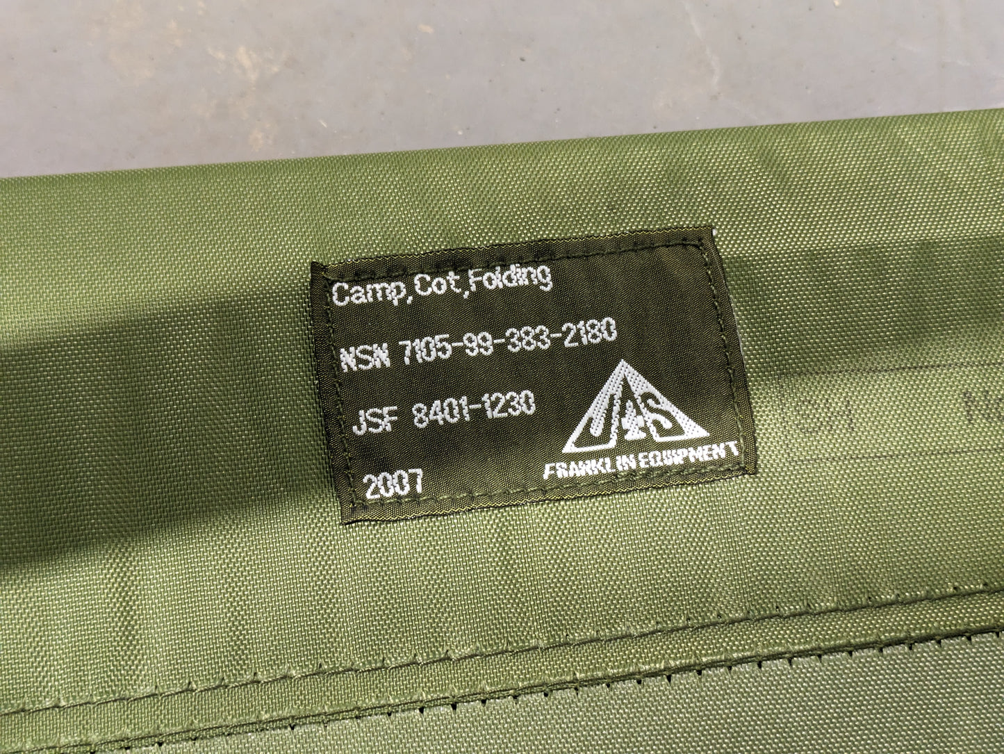 British Army Folding Aluminium Cot Camp Bed